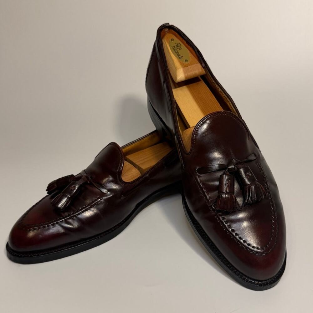 RESOLED Alden x Brooks Bros. 772 Color 8 Shell Cordovan Tassel Loafer USA 10 C
